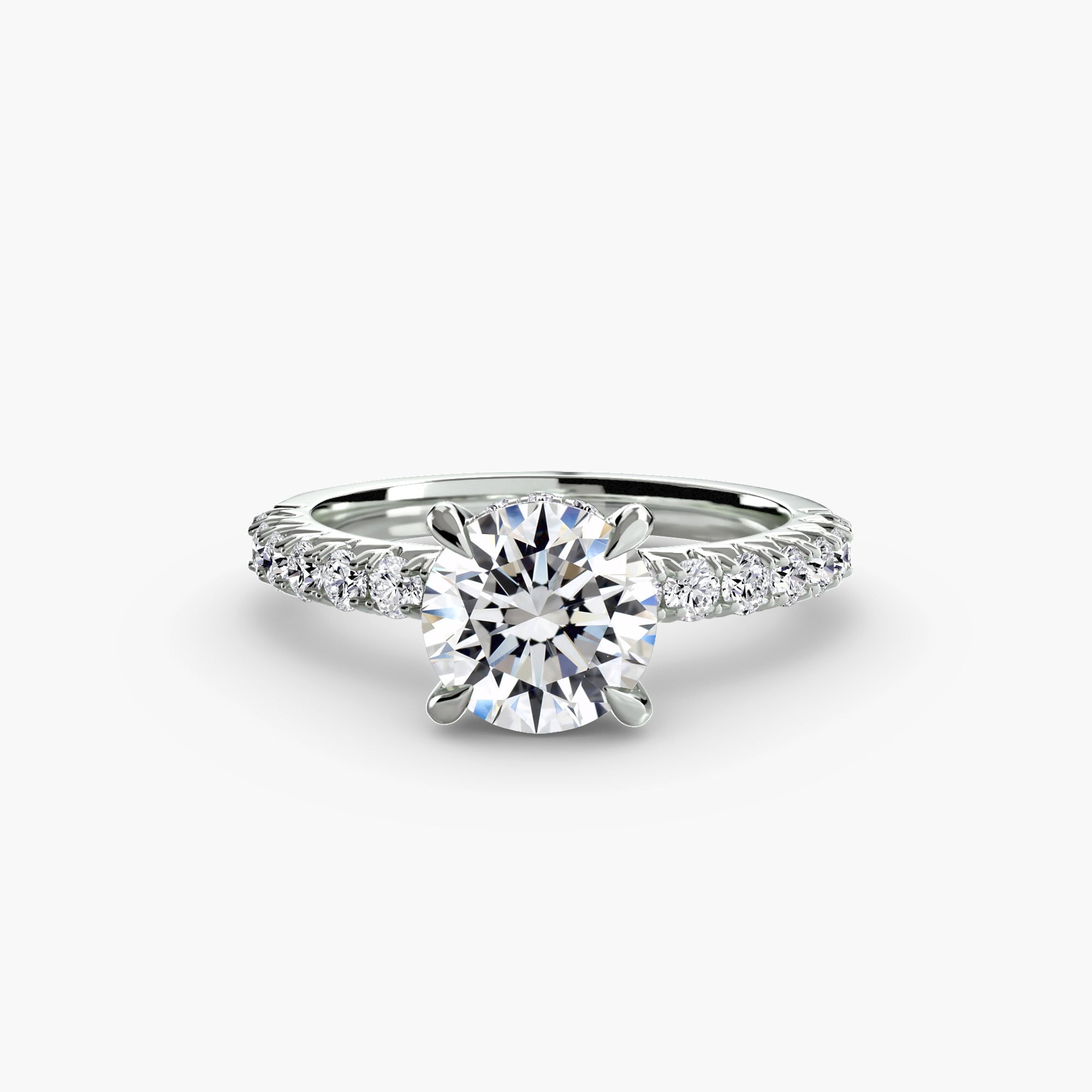 Solitaire with Pavé